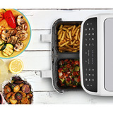 Medion Freidora de aire doble Life P20 MD11760 XXL, Freidora de aire caliente blanco