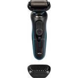 Procter & Gamble Series 5 51-M4500cs Máquina de afeitar de láminas Negro, Azul negro/Azul, Máquina de afeitar de láminas, Negro, Azul, Botones, LED, Carga, Poder, AC/Batería
