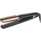 Rowenta SF8230F0, Plancha de pelo negro/Cobre