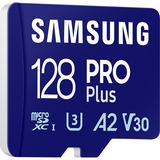 SAMSUNG PRO Plus 128 GB microSDXC (2023), Tarjeta de memoria azul