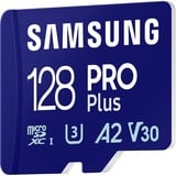 SAMSUNG PRO Plus 128 GB microSDXC (2023), Tarjeta de memoria azul