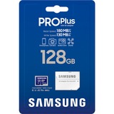 SAMSUNG PRO Plus 128 GB microSDXC (2023), Tarjeta de memoria azul