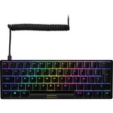 Sharkoon SGK50 S4 teclado USB QWERTY Español Negro, Teclado para gaming negro, 60%, USB, QWERTY, LED RGB, Negro