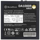 SilverStone SST-DA1000R-GM 1000W, Fuente de alimentación de PC negro