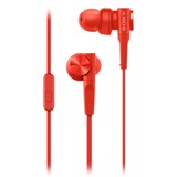 Sony MDR-XB55APR Auriculares Alámbrico Dentro de oído Llamadas/Música Rojo rojo, Alámbrico, Llamadas/Música, 4 - 24000 Hz, 8 g, Auriculares, Rojo
