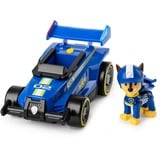Spin Master PAW Patrol, Vehículo de carreras Deluxe de Chase Listos para el rescate con sonidos, a partir de 3 años, Vehículo de juguete PAW Patrol , Vehículo de carreras Deluxe de Chase Listos para el rescate con sonidos, a partir de 3 años, Coche, 3 año(s), LR44, Negro, Azul