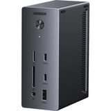UGREEN CM843 14-en-1 Estación de acoplamiento USB-C plateado
