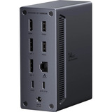 UGREEN CM843 14-en-1 Estación de acoplamiento USB-C plateado