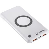 VARTA Powerbank inalámbrico 20.000, Banco de potencia blanco