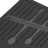 Wera Inserto de espuma para 6003 Joker Set 1, vacío, Depósito negro/Gris