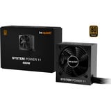 be quiet! System Power 11 650W unidad de fuente de alimentación 20+4 pin ATX ATX Negro, Fuente de alimentación de PC negro, 650 W, 200 - 240 V, 50 Hz, 4 A, 120 W, 650 W