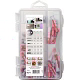 fischer DuoPower-Box mini, Pasador gris claro/Rojo