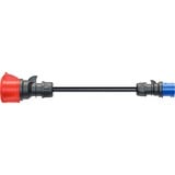 go-e Adaptador para Gemini flex 22 kW, CEE rojo trifásico 32A > CEE azul 16A negro