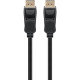 goobay Cable de conexión DisplayPort 1.4 conector > conector DisplayPort negro