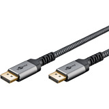 goobay Plus Cable DisplayPort 2.0/2.1, 16K @ 60Hz, 80 Gbit/s gris