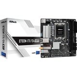 ASRock B760M-ITX/D4 WIFI, Placa base negro/Plateado