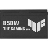 ASUS TUF Gaming 850W Gold EVO, Fuente de alimentación de PC negro