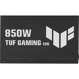 ASUS TUF Gaming 850W Gold EVO, Fuente de alimentación de PC negro