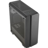 Aerocool GENESISV2BK Caja PC ATX Panel Frontal LED ARGB Ventilador ARGB 12cm Negro, Cajas de torre negro, PC, Negro, ATX, micro ATX, Mini-ITX, ABS, SPCC, 15,5 cm, 38 cm