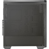 Aerocool GENESISV2BK Caja PC ATX Panel Frontal LED ARGB Ventilador ARGB 12cm Negro, Cajas de torre negro, PC, Negro, ATX, micro ATX, Mini-ITX, ABS, SPCC, 15,5 cm, 38 cm