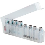 Ansmann 4000033 caja de batería Transparente transparente, Transparente, 8x AA/AAA (CR123A,CR2)