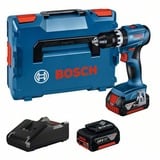 Bosch GSB 18V-45 1900 RPM Negro, Azul, Martillo atornillador azul/Negro, Destornillador eléctrico, Mango de pistola, Negro, Azul, 1900 RPM, 500 RPM, 27000 IPM