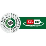 Bosch Universal Impact 18V 1450 RPM Sin llave 1,3 kg Negro, Verde, Rojo, Taladro/destornillador verde/Negro, Taladro de pistola, Sin llave, 1 cm, 1450 RPM, 3 cm, 1 cm