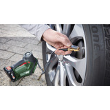 Bosch Universal Pump 18V bomba de aire eléctrica 10,3 bar 30 l/min verde/Negro, Bicicleta, Coche, Universal, 10,3 bar, 30 l/min, Verde, Plástico, Caucho, 0 - 150 psi