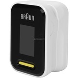 Braun YK-81CEU oxímetro de pulso Negro, Acero inoxidable Batería