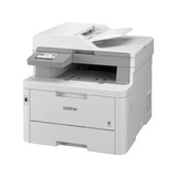 Brother MFC-L8390CDW impresora multifunción LED A4 600 x 2400 DPI 30 ppm Wifi, Impresora multifuncional gris claro, LED, Impresión a color, 600 x 2400 DPI, A4, Impresión directa, Blanco