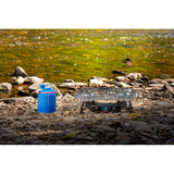 Campingaz Cocina de camping Camp & Trek Twin Connect, Cocina de gas plateado/Negro