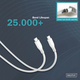 Digitus AK-300341-020-W, Cable blanco