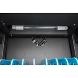 Digitus Armario de carga de escritorio móvil, 10 estaciones de carga, para tablets hasta 14", Estación de carga negro