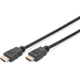 Digitus Cable HDMI de alta velocidad con Ethernet, paquete de 10 negro