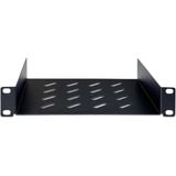 Digitus Estante de 254 mm (10"), Balda negro