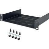 Digitus Estante de 254 mm (10"), Balda negro