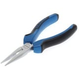 GEDORE Alicates planos redondos con corte, 160 mm, Pinza azul/Negro