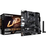GIGABYTE A520M DS3H WF6E, Placa base 