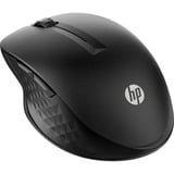 HP Ratón inalámbrico multidispositivo 430 negro, Ambidextro, Óptico, RF Wireless + Bluetooth, 1200 DPI, Negro