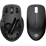 HP Ratón inalámbrico multidispositivo 430 negro, Ambidextro, Óptico, RF Wireless + Bluetooth, 1200 DPI, Negro