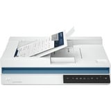 HP ScanJet Pro 2600 f1, Escáner plano blanco, 89 x 148 mm, 600 x 600 DPI, 1200 x 1200 DPI, 48 bit, 24 bit, 25 ppm