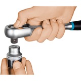 Hazet Carraca de dientes finos HiPer 1/2" negro/Azul