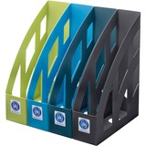 Herlitz 50033997 bandeja de escritorio/organizador Plástico Azul, Colector de pie azul oscuro, Plástico, Azul, A4, Alemania, 1 pieza(s)