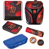 Herlitz SoftLight Plus Sports, Cartera de escuela negro/Rojo