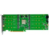 HighPoint SSD7540 unidad de estado sólido M.2 65536 GB PCI Express 4.0 NVMe, Controlador 65536 GB, M.2, 16 Gbit/s