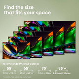 Hisense 65UR8DS RGB MiniLED, Televisor LED negro/Gris oscuro