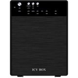 ICY BOX IB-3640SU3 USB 3.2 Gen 1 (3.1 Gen 1) Type-B Negro, Caja de unidades negro, Unidad de disco duro, SATA, 3.5", USB 3.2 Gen 1 (3.1 Gen 1) Type-B, 5 Gbit/s, Negro