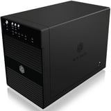 ICY BOX IB-3640SU3 USB 3.2 Gen 1 (3.1 Gen 1) Type-B Negro, Caja de unidades negro, Unidad de disco duro, SATA, 3.5", USB 3.2 Gen 1 (3.1 Gen 1) Type-B, Negro, Aluminio, Plástico
