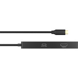 ICY BOX IB-DK4038-LCD, Estación de acoplamiento antracita