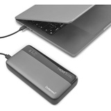 Intenso Powerbank HE25000, Banco de potencia gris/Negro